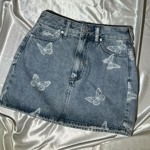 Denim butterfly Skirt